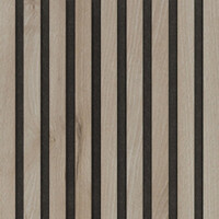 WALLNITE DESIGN LINE cerny filc CPL BUK PRIRODNI 400x400x21