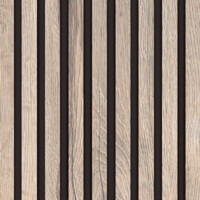 WALLNITE DESIGN LINE cerna HDF kasir DUB HUDSON 400x400x21