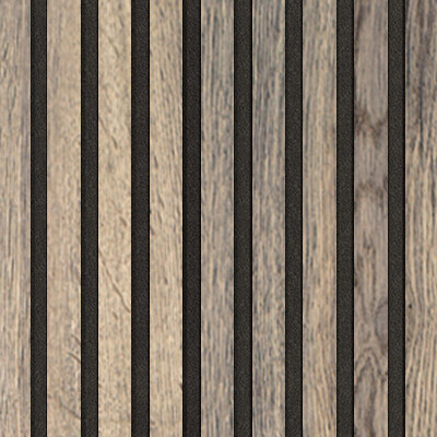 WALLNITE DESIGN LINE cerny filc CPL DUB HALIFAX TABAKOVY 400x400x21